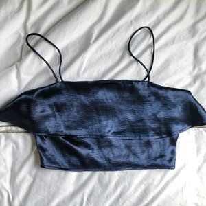 Urban outfitters satin going out top